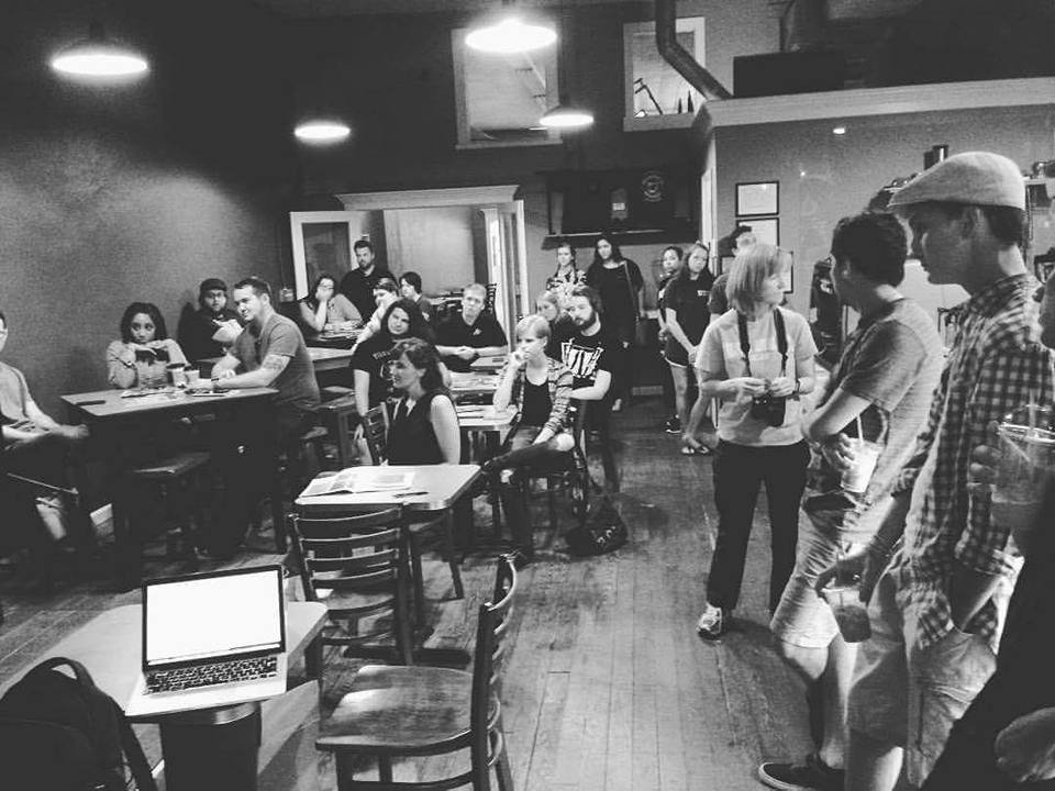 Poetry Reading at Southern Muggs Coffee Shop Historic Downtown