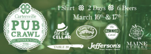 saint patricks day pub crawl, downtown cartersville, night life, cartersville ga