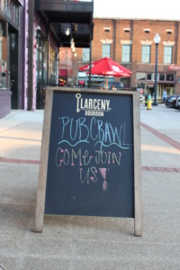 downtown cartersville, table 20, pub crawl