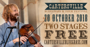 cartersville bluegrass and folk festival, downtown cartersville