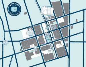 Map of Downtown Cartersville, GA